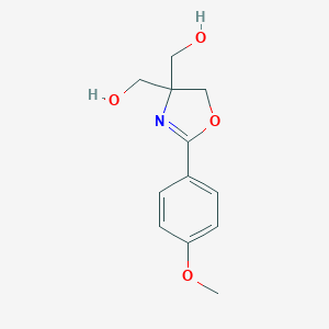 [2-(4-methoxyphenyl)-4,5-dihydro-1,3-oxazole-4,4-diyl]dimethanolͼƬ