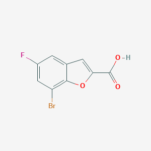 7-bromo-5-fluoro-benzofuran-2-carboxylicacidͼƬ