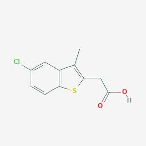 2-(5-chloro-3-methyl-benzothiophen-2-yl)aceticacidͼƬ