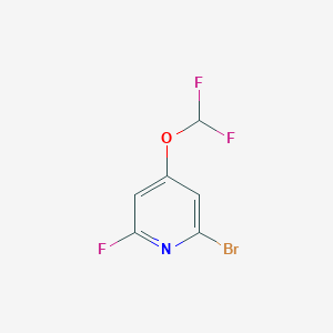 2-Bromo-4-difluoromethoxy-6-fluoropyridineͼƬ