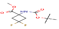 Methyl1-{[(tert-butoxy)carbonyl]amino}-3,3-difluorocyclobutane-1-carboxylateͼƬ