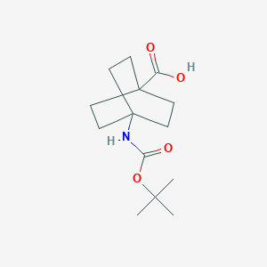 4-((Tert-Butoxycarbonyl)amino)bicyclo[2,2,2]octane-1-carboxylicacidͼƬ