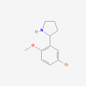 2-(5-Bromo-2-methoxyphenyl)pyrrolidineͼƬ