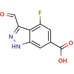 4-fluoro-3-formyl-1H-indazole-6-carboxylicacidͼƬ