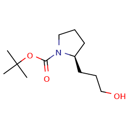 Tert-butyl(2S)-2-(3-hydroxypropyl)pyrrolidine-1-carboxylateͼƬ