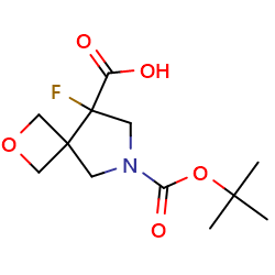 6-[(tert-butoxy)carbonyl]-8-fluoro-2-oxa-6-azaspiro[3,4]octane-8-carboxylicacidͼƬ