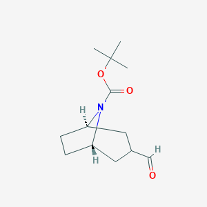 Tert-butyl(1R,3S,5S)-rel-3-formyl-8-azabicyclo[3,2,1]octane-8-carboxylateͼƬ