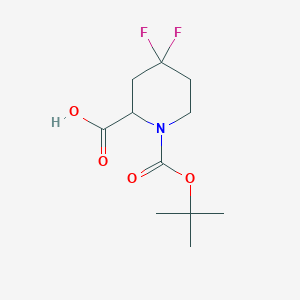 1-[(tert-butoxy)carbonyl]-4,4-difluoropiperidine-2-carboxylicacidͼƬ