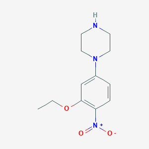 1-(3-Ethoxy-4-nitrophenyl)piperazineͼƬ