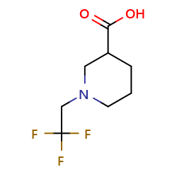 1-(2,2,2-trifluoroethyl)piperidine-3-carboxylicacidͼƬ