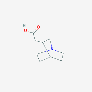 2-{1-azabicyclo[2,2,2]octan-3-yl}aceticacidͼƬ