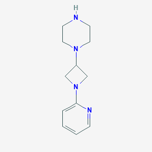 1-[1-(Pyridin-2-yl)azetidin-3-yl]piperazineͼƬ