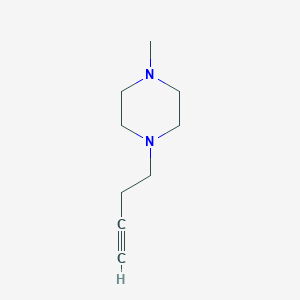 1-(but-3-yn-1-yl)-4-methylpiperazineͼƬ