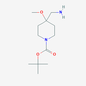 tert-butyl4-(aminomethyl)-4-methoxypiperidine-1-carboxylateͼƬ