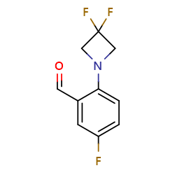 2-(3,3-difluoroazetidin-1-yl)-5-fluorobenzaldehydeͼƬ