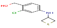 {2-chloro-4-[(thietan-3-yl)amino]phenyl}methanolͼƬ