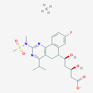 (R,S)-8-Fluoro-5,6-dihydro-,-dihydroxy-4-(1-methylethyl)-2-[methyl(methylsulfonyl)amino]-benzo[h]quinazoline-6-pentanoic AcidͼƬ