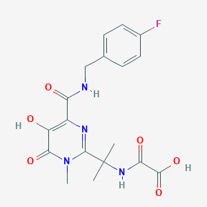 2-Des(5-methyl-1,3,4-oxadiazole-2-carboxamide)2-(2-Amino-2-oxoacetic Acid)RaltegravirͼƬ