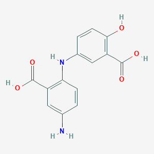 2-Hydroxy-5-Amino-N-(2-carboxy-4-aminophenyl)benzoic AcidͼƬ