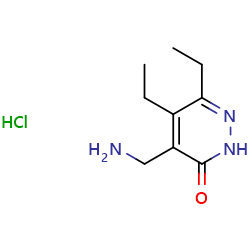 4-(aminomethyl)-5,6-diethyl-2,3-dihydropyridazin-3-onehydrochlorideͼƬ