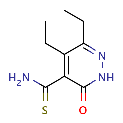 5,6-diethyl-3-oxo-2,3-dihydropyridazine-4-carbothioamideͼƬ