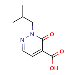 2-(2-methylpropyl)-3-oxo-2,3-dihydropyridazine-4-carboxylicacidͼƬ