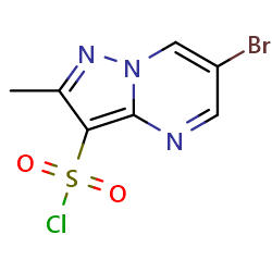 6-bromo-2-methylpyrazolo[1,5-a]pyrimidine-3-sulfonylchlorideͼƬ