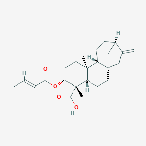 ent-3β-Tigloyloxykaur-16-en-19-oic acid图片