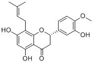 5,7,3'-Trihydroxy-4'-methoxy-8-prenylflavanoneͼƬ