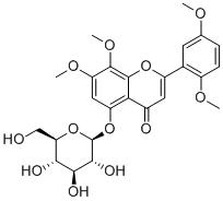 5-Hydroxy-7,8,2',5'-tetramethoxyflavone 5-O-glucosideͼƬ