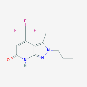 3-methyl-2-propyl-4-(trifluoromethyl)-2,7-dihydro-6H-pyrazolo[3,4-b]pyridin-6-oneͼƬ