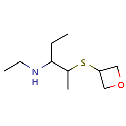 ethyl[2-(oxetan-3-ylsulfanyl)pentan-3-yl]amineͼƬ