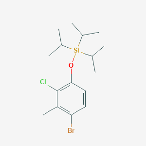 (4-Bromo-2-chloro-3-methylphenoxy)triisopropylsilaneͼƬ