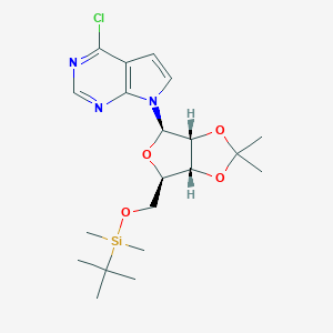 6-Chloro-7-deaza-9-(5'-O-tert-butyldimethylsilyl-2',3'-O-isopropylidine--D-ribofuranosyl)purineͼƬ