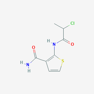 2-(2-Chloropropanamido)thiophene-3-carboxamideͼƬ