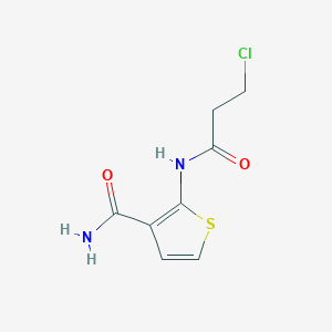 2-(3-Chloropropanamido)thiophene-3-carboxamideͼƬ