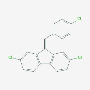 2,7-Dichloro-9-[(4-chlorophenyl)methylene]-9H-fluoreneͼƬ