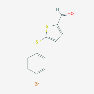 5-[(4-Bromophenyl)sulfanyl]-2-thiophenecarbaldehydeͼƬ