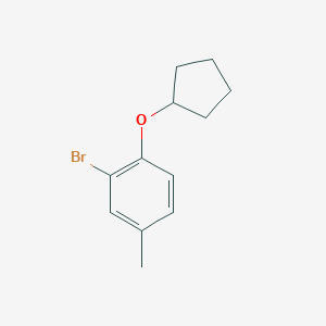 2-Bromo-1-(cyclopentyloxy)-4-methylbenzeneͼƬ