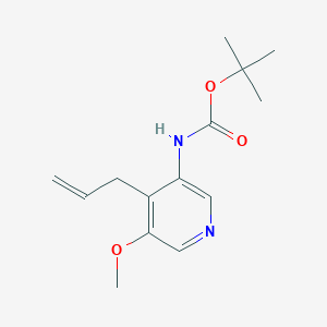 tert-Butyl 4-Allyl-5-methoxypyridin-3-ylcarbamateͼƬ