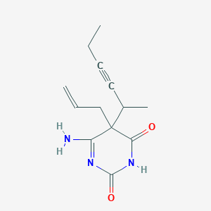 5-Allyl-6-imino-5-(1-methyl-2-pentynyl)hydrouracilͼƬ