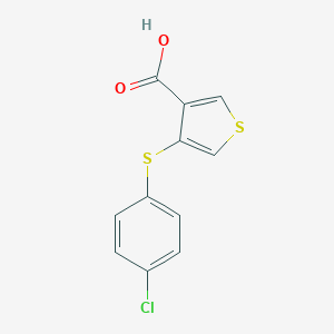 4-[(4-chlorophenyl)thio]thiophene-3-carboxylic acidͼƬ