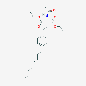 Diethyl 2-acetamido-2-(4-octylphenethyl)malonateͼƬ