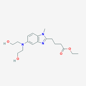 5-[Bis(2-hydroxyethyl)amino]-1-methyl-1H-benzimidazole-2-butanoic acid ethyl esterͼƬ