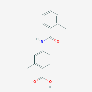 2-Methyl-4-(2-methylbenzoylamino)benzoic acidͼƬ