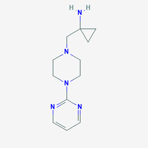 1-{[4-(pyrimidin-2-yl)piperazin-1-yl]methyl}cyclopropan-1-amineͼƬ