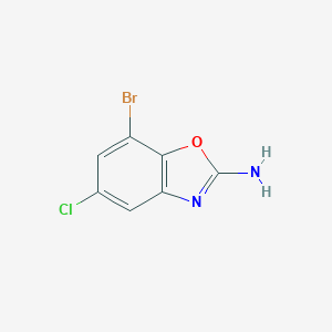 7-Bromo-5-chloro-1,3-benzoxazol-2-amineͼƬ