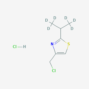 4-(Chloromethyl)-2-[isopropyl-1,1,1,3,3,3-d6]-4-thiazolyl Hydrochloride SaltͼƬ