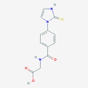 2-{[4-(2-sulfanylidene-2,3-dihydro-1H-imidazol-1-yl)phenyl]formamido}acetic acidͼƬ