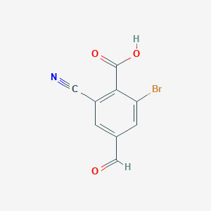 2-Bromo-6-cyano-4-formylbenzoic acidͼƬ